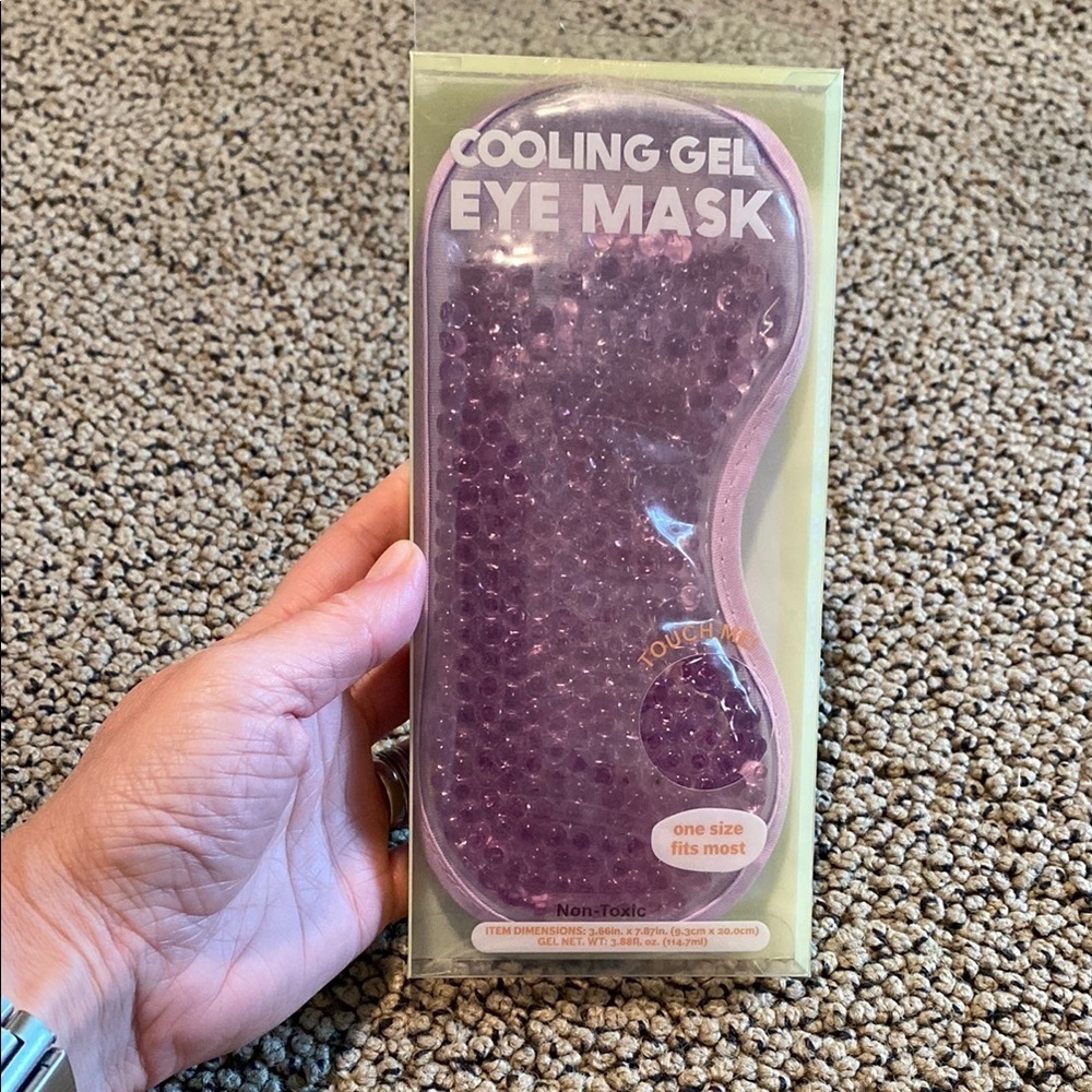 Cooling Gel Eye Mask - Purple